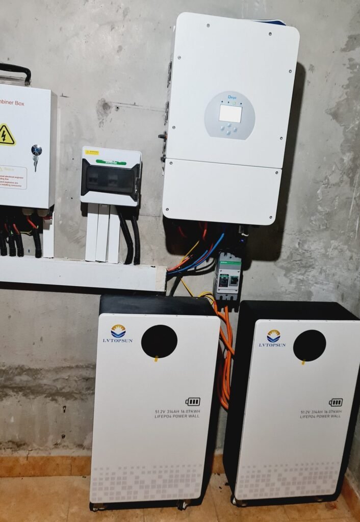 12kw Deye with 2xLVTopsun 16kWh batteries