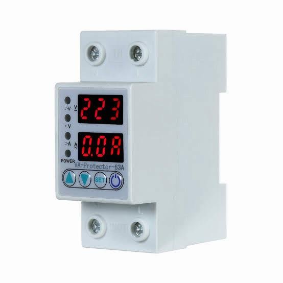 Automatic voltage switch installed on a solar power system in Kenya